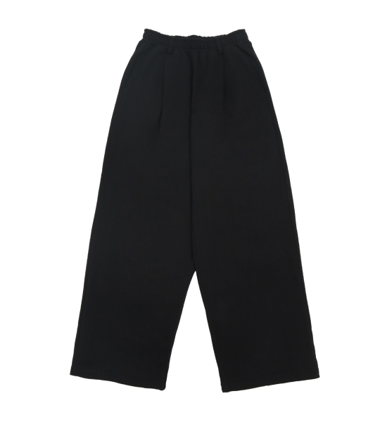 TUCKED SWEAT PANTS《Black》