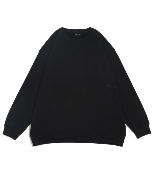 DRAWSTRING SWEAT TOPS《Black》